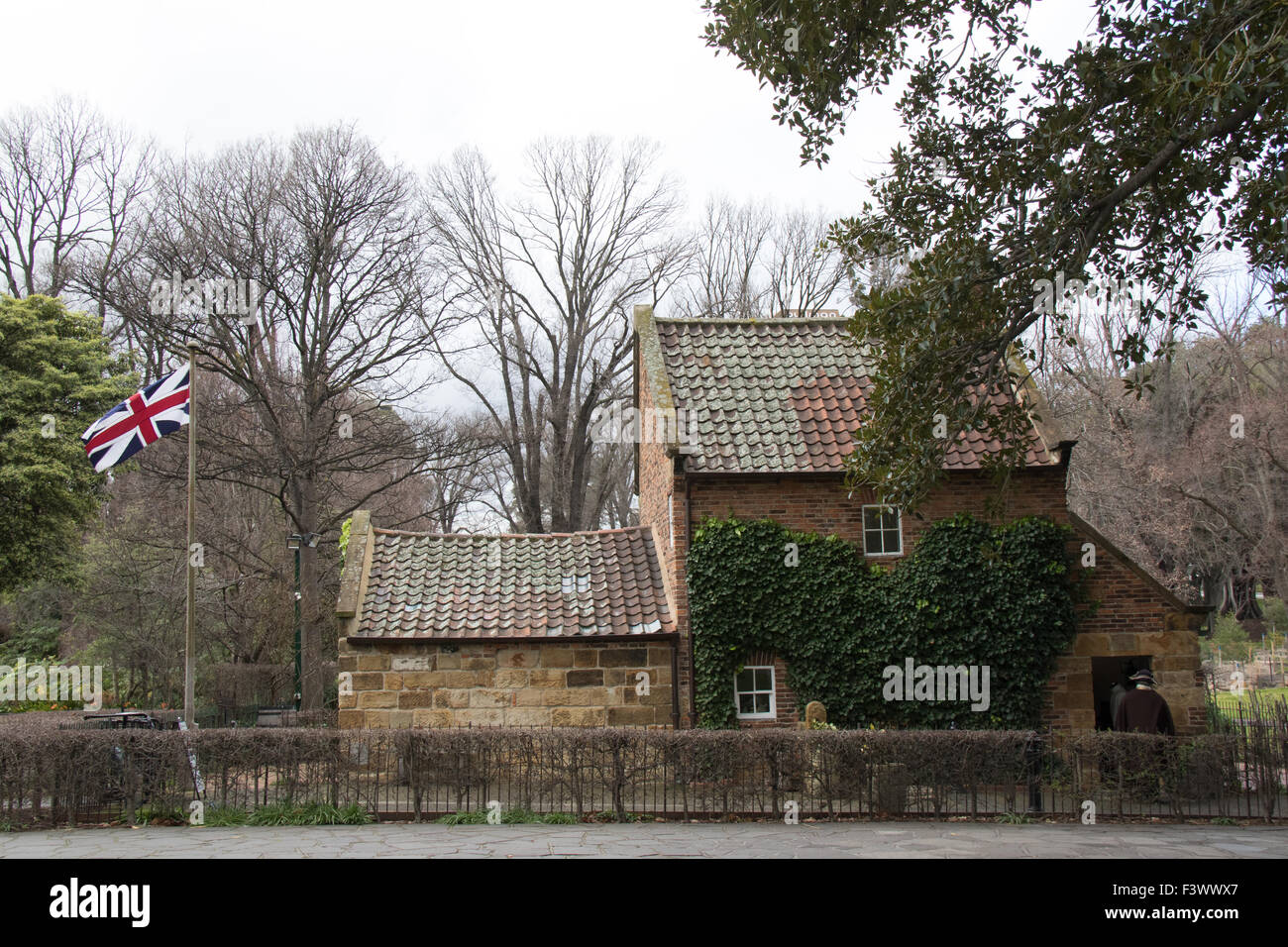 Köche-Ferienhaus in Fitzroy Gardens, Melbourne. Stockfoto