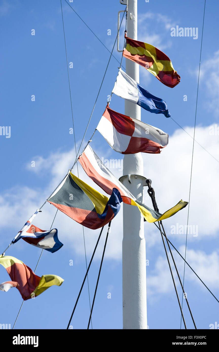 Fahnen Stockfoto