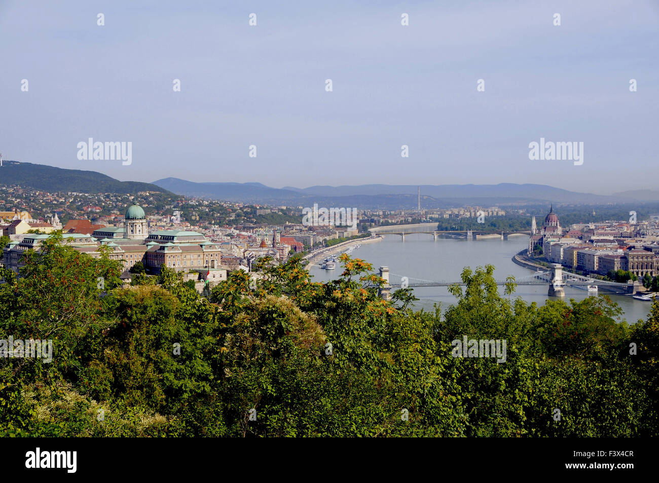 Panorama Blick über Budapest Stockfoto