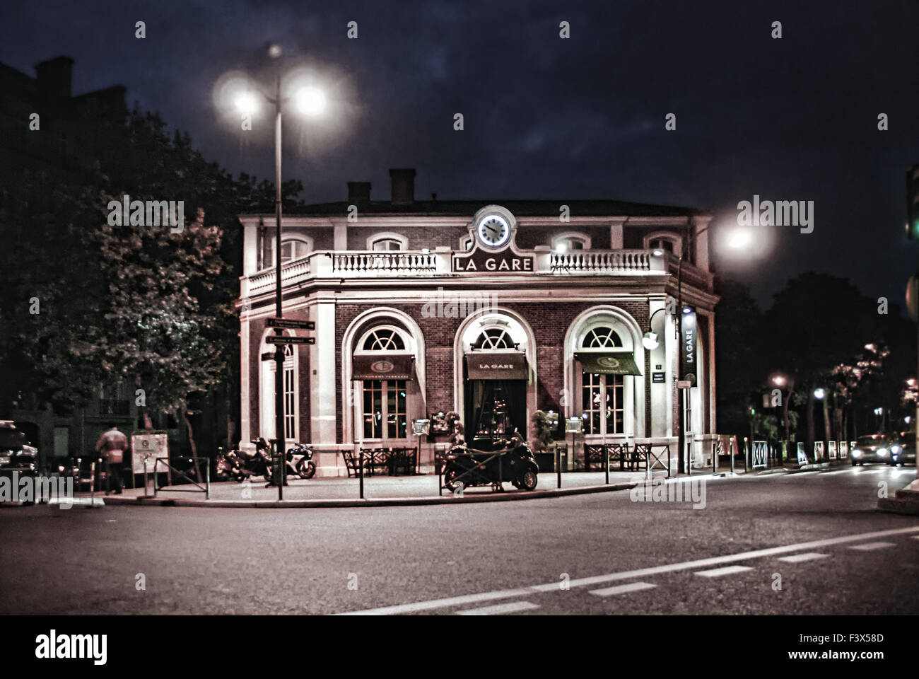 eine Station in Paris Stockfoto