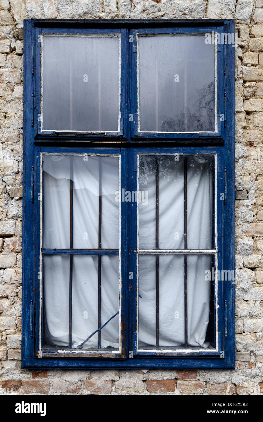 Holz- Fenster Stockfoto