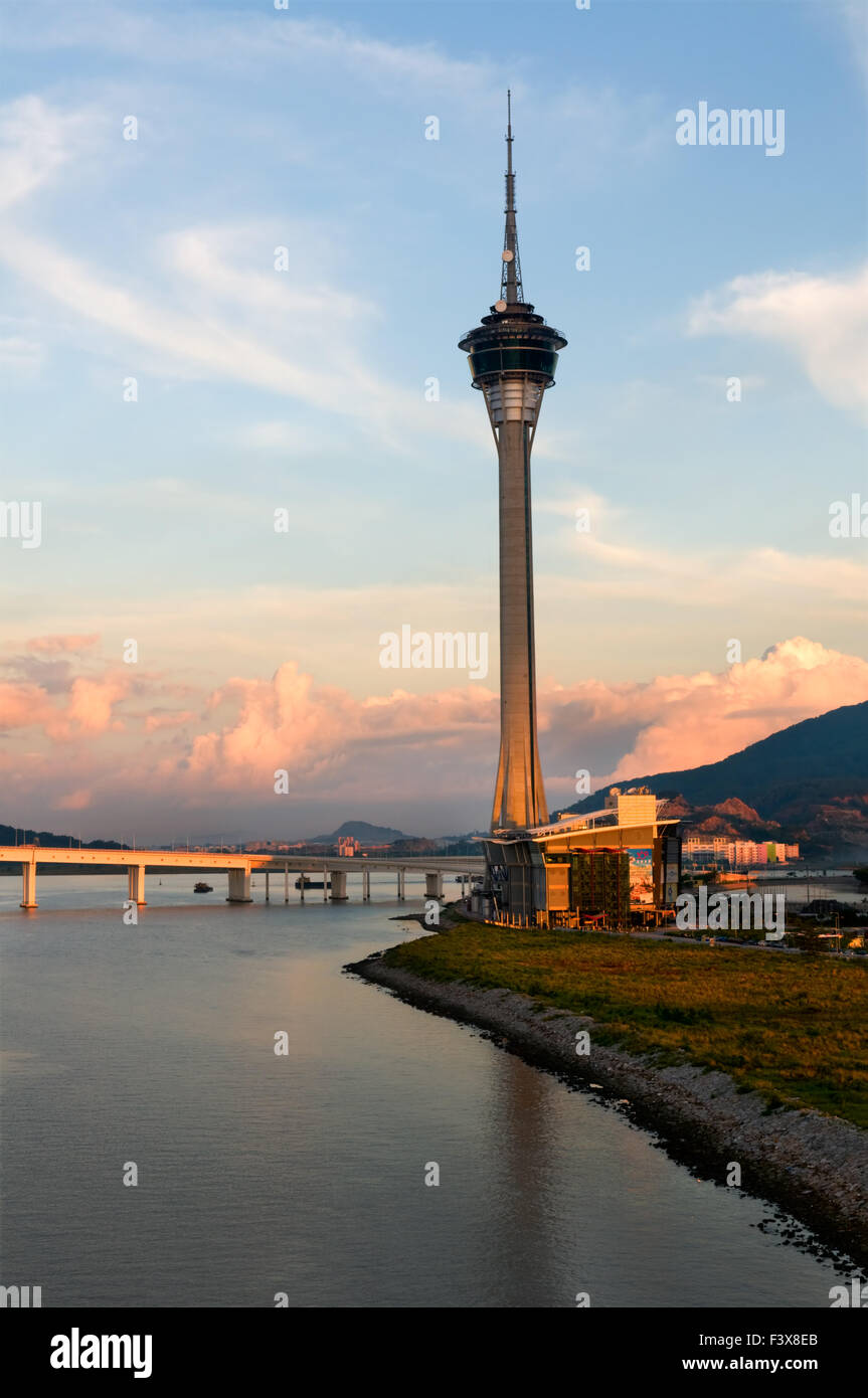 Macau Tower and Convention Centre Stockfoto
