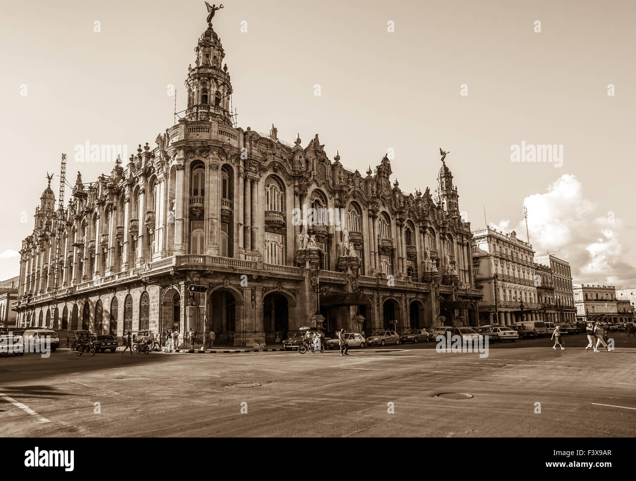 Kuba-Havanna-Stadtansicht Stockfoto