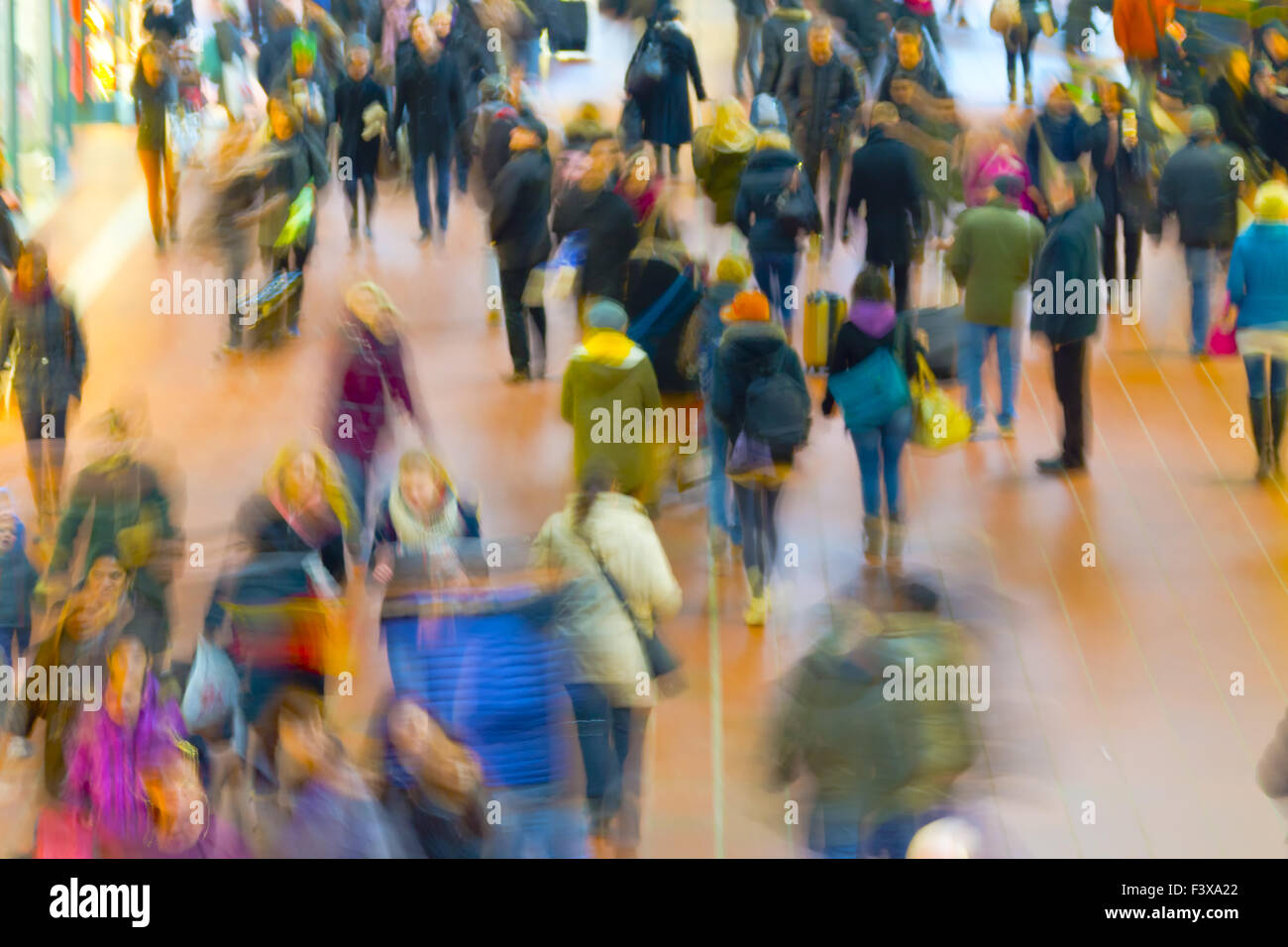 Alltäglichen Hektik V. Stockfoto