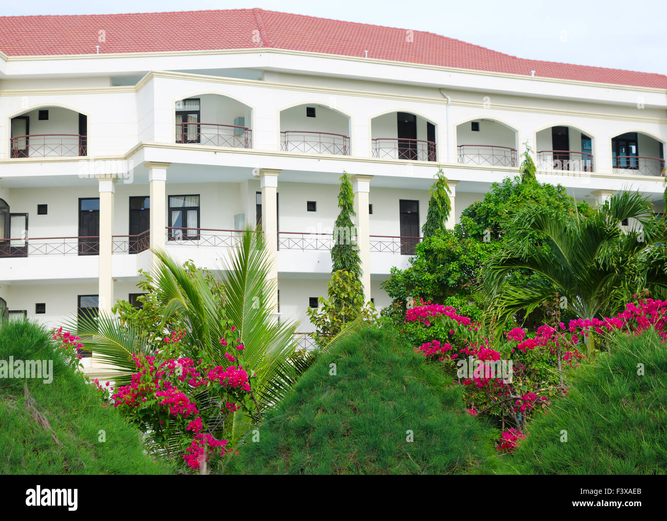 Hotel in Süd-Vietnam Stockfoto