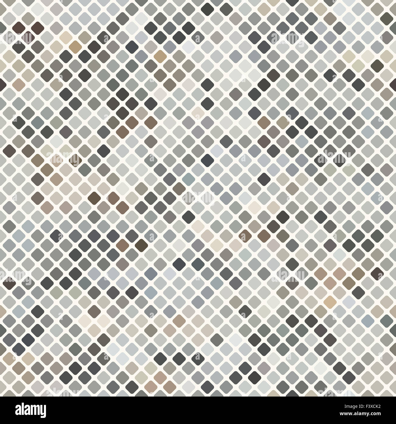 Hellbraune Mosaik Vektor Hintergrund. Stockfoto