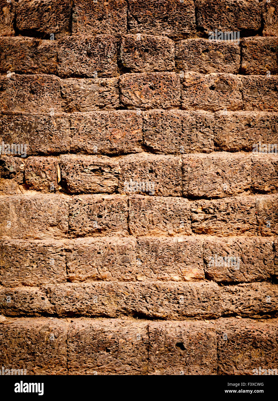 alte Steinmauer Oberfläche Stockfoto