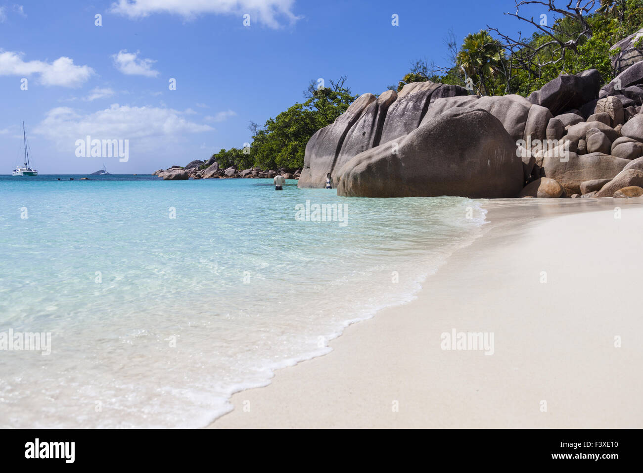 Anse Lazio, Insel Praslin, Seychellen Stockfoto