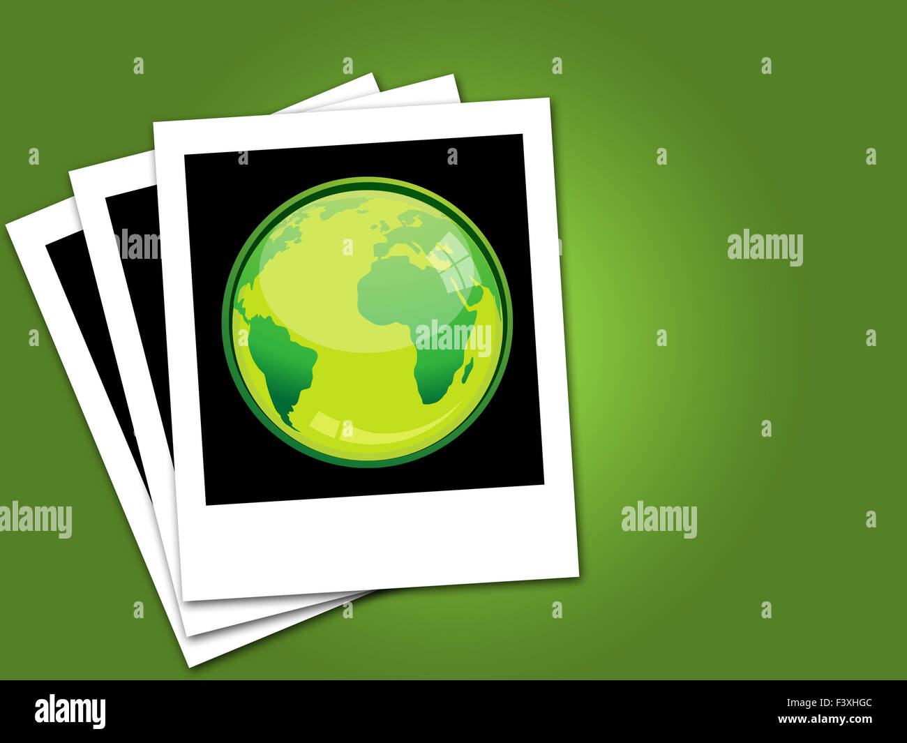 Grüne Erde Stockfoto