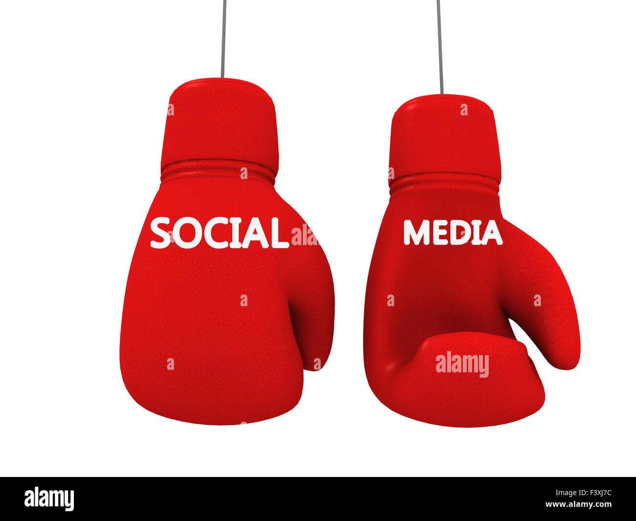 Social Media wie Spiel Stockfoto