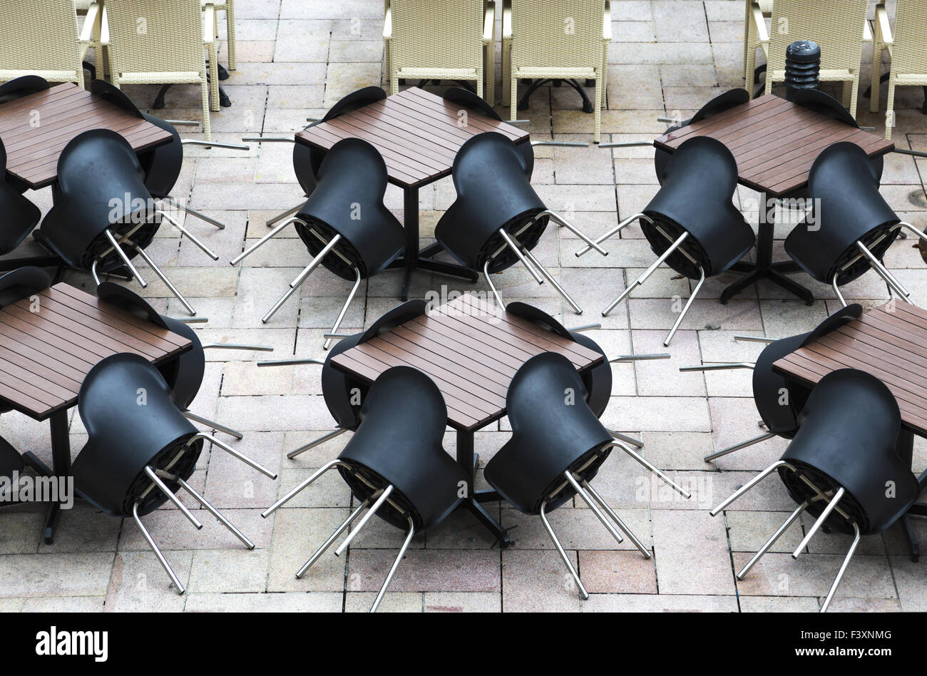 Restaurant im freien Stockfoto