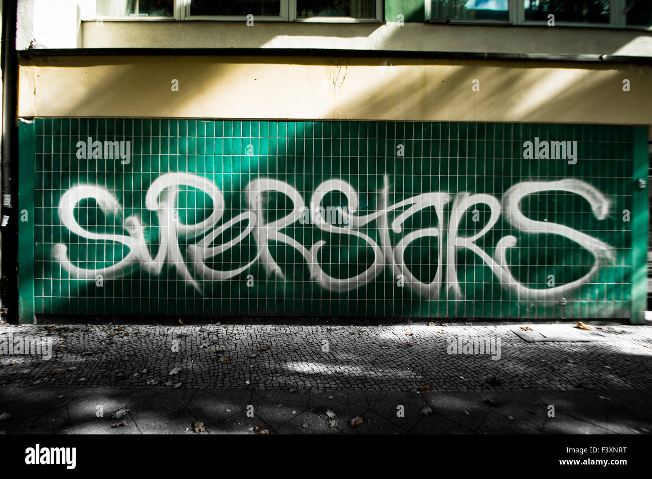 Superstars, grafitto Stockfoto