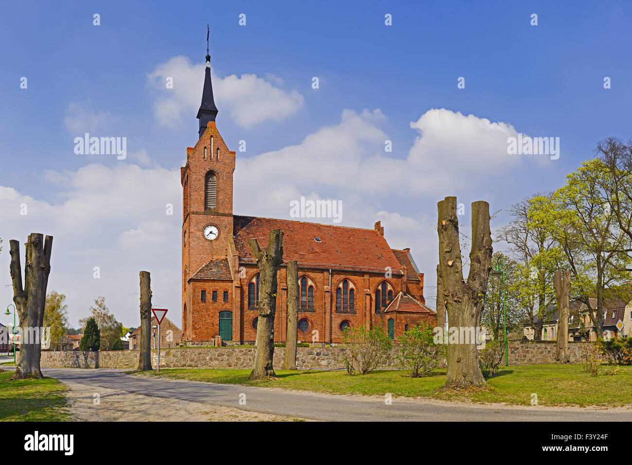 Kirche in Freudenberg, Brandenburg, Deutschland Stockfoto
