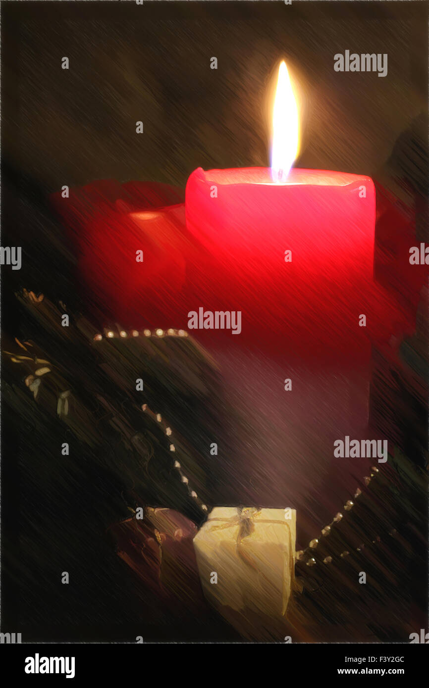 Candle-light Stockfoto