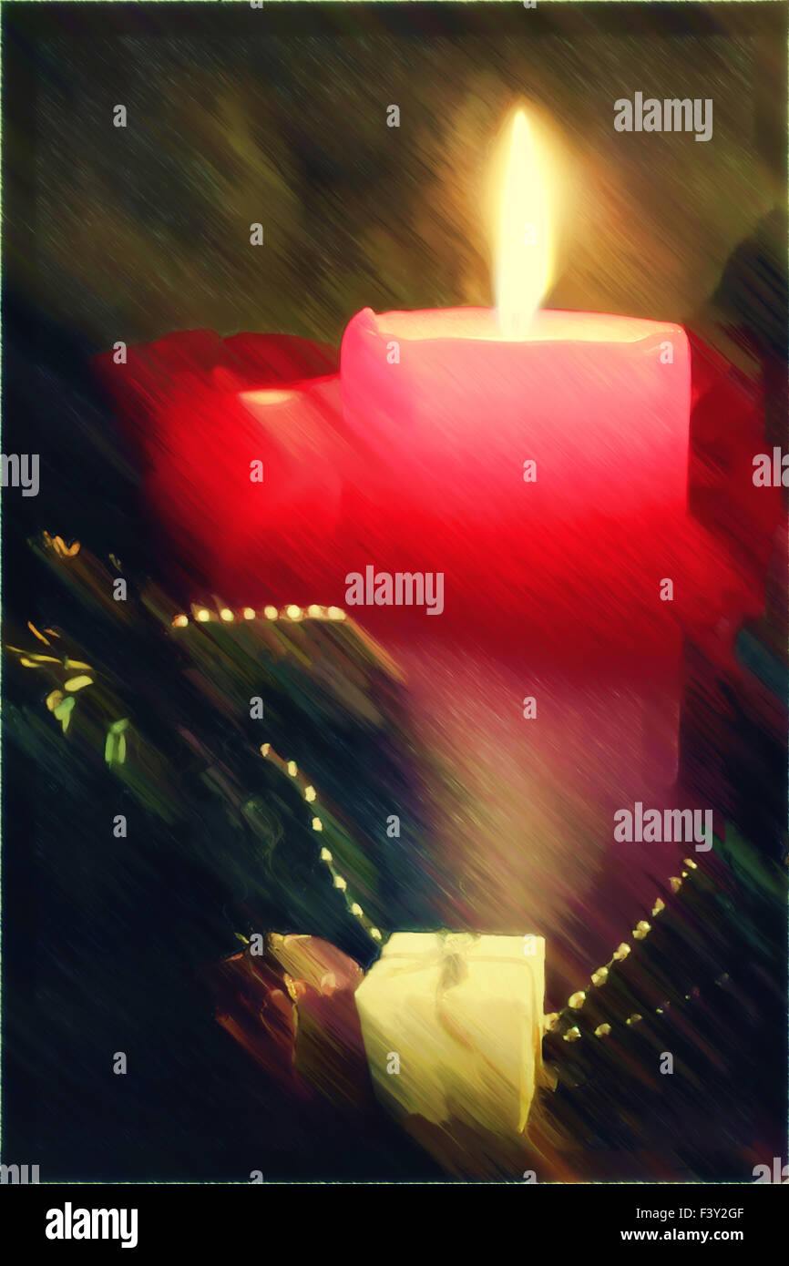 Candle-light Stockfoto