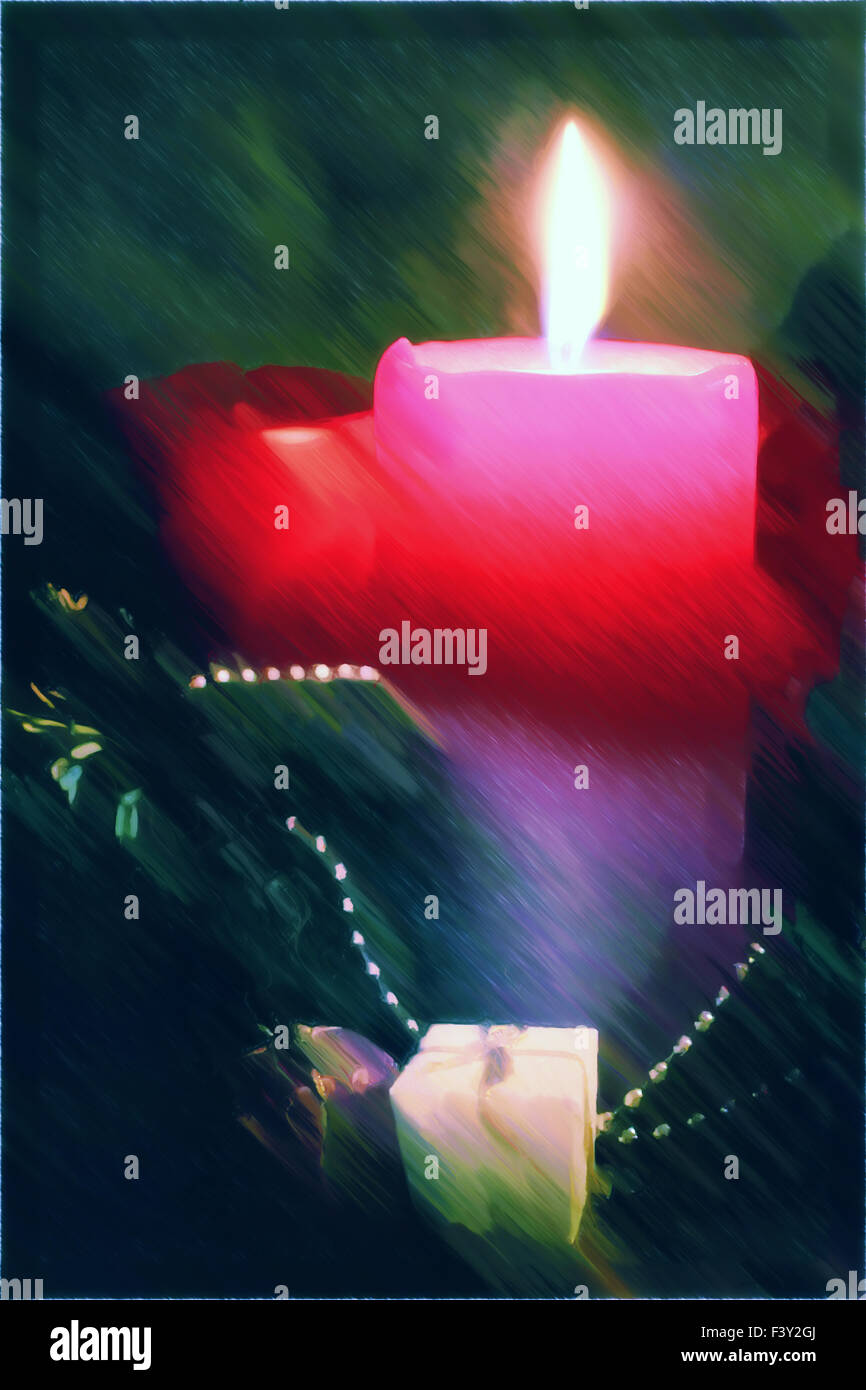 Candle-light Stockfoto