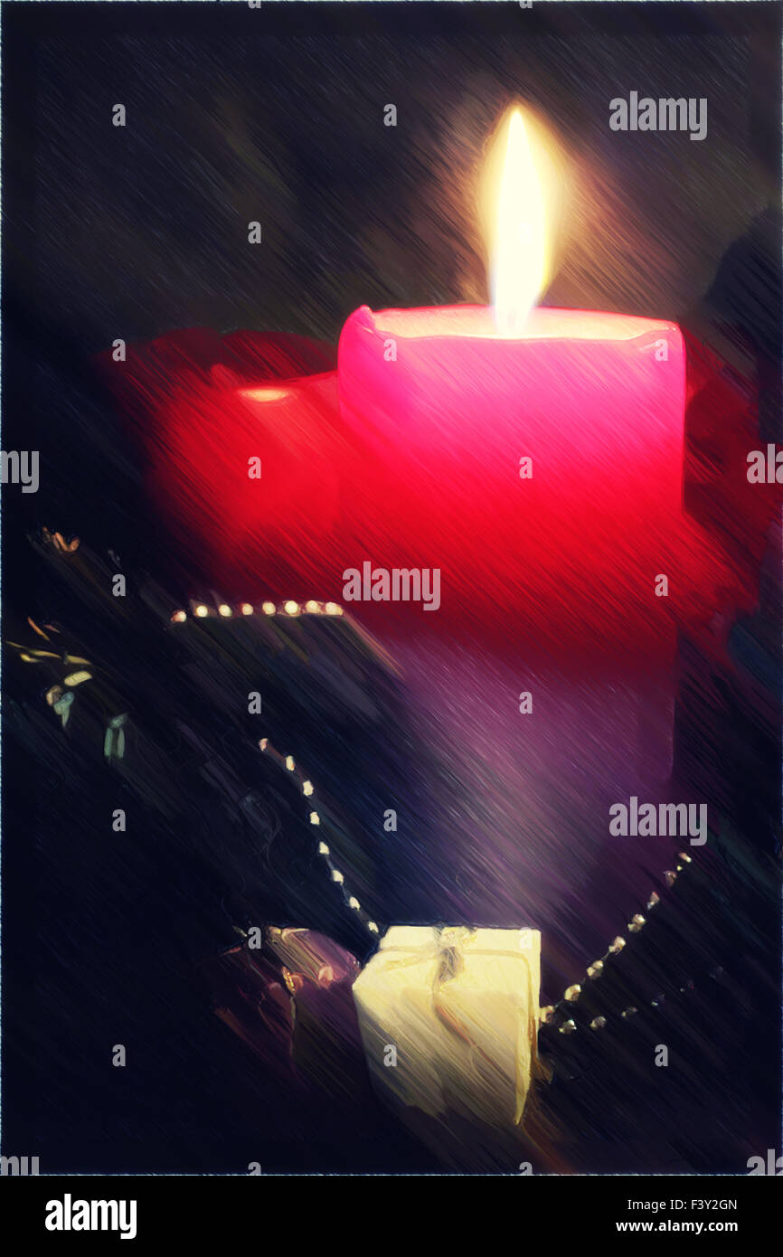 Candle-light Stockfoto
