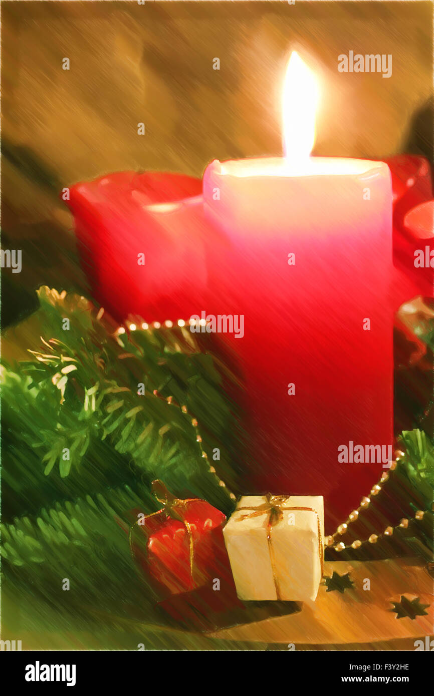 Candle-light Stockfoto