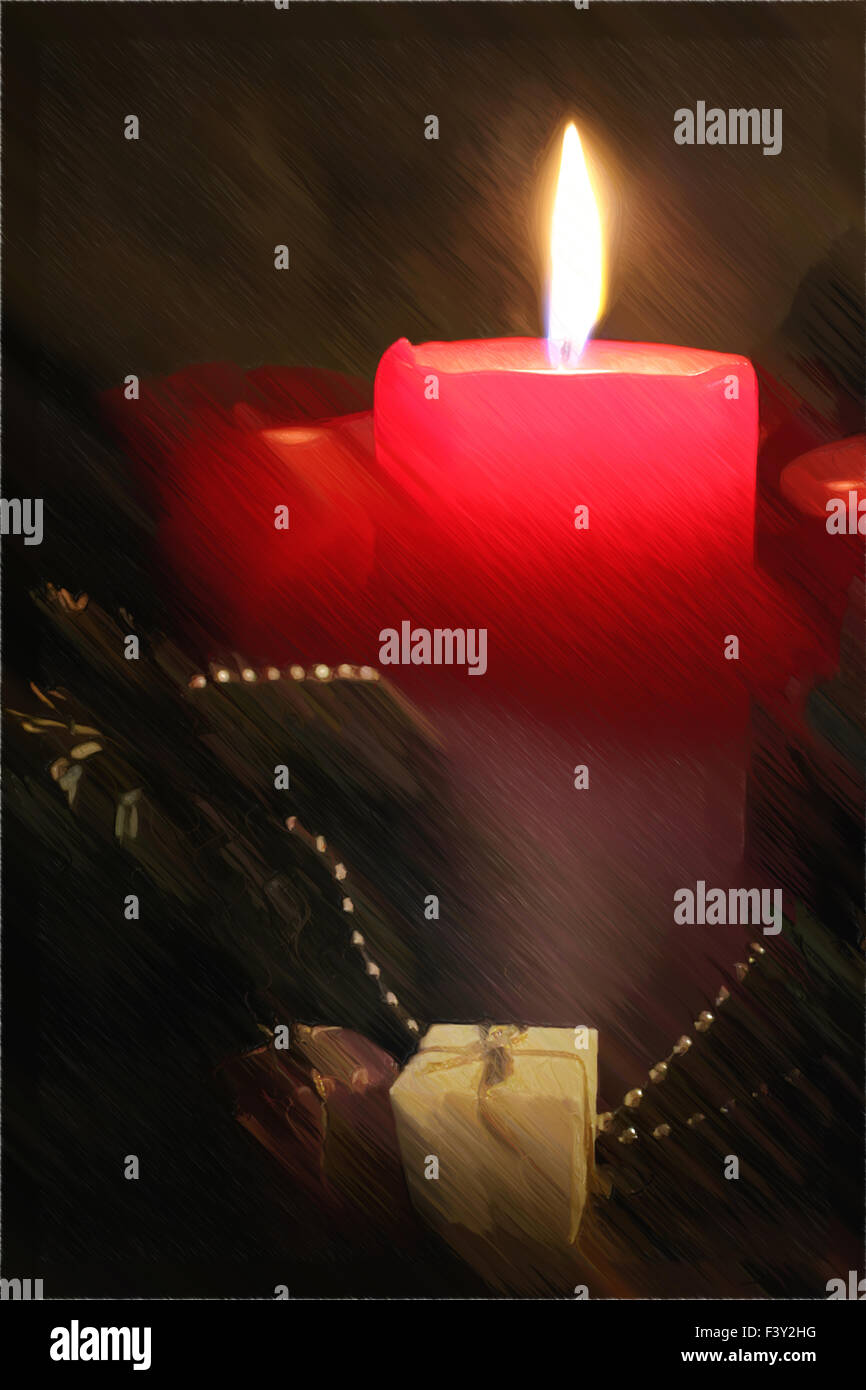 Candle-light Stockfoto