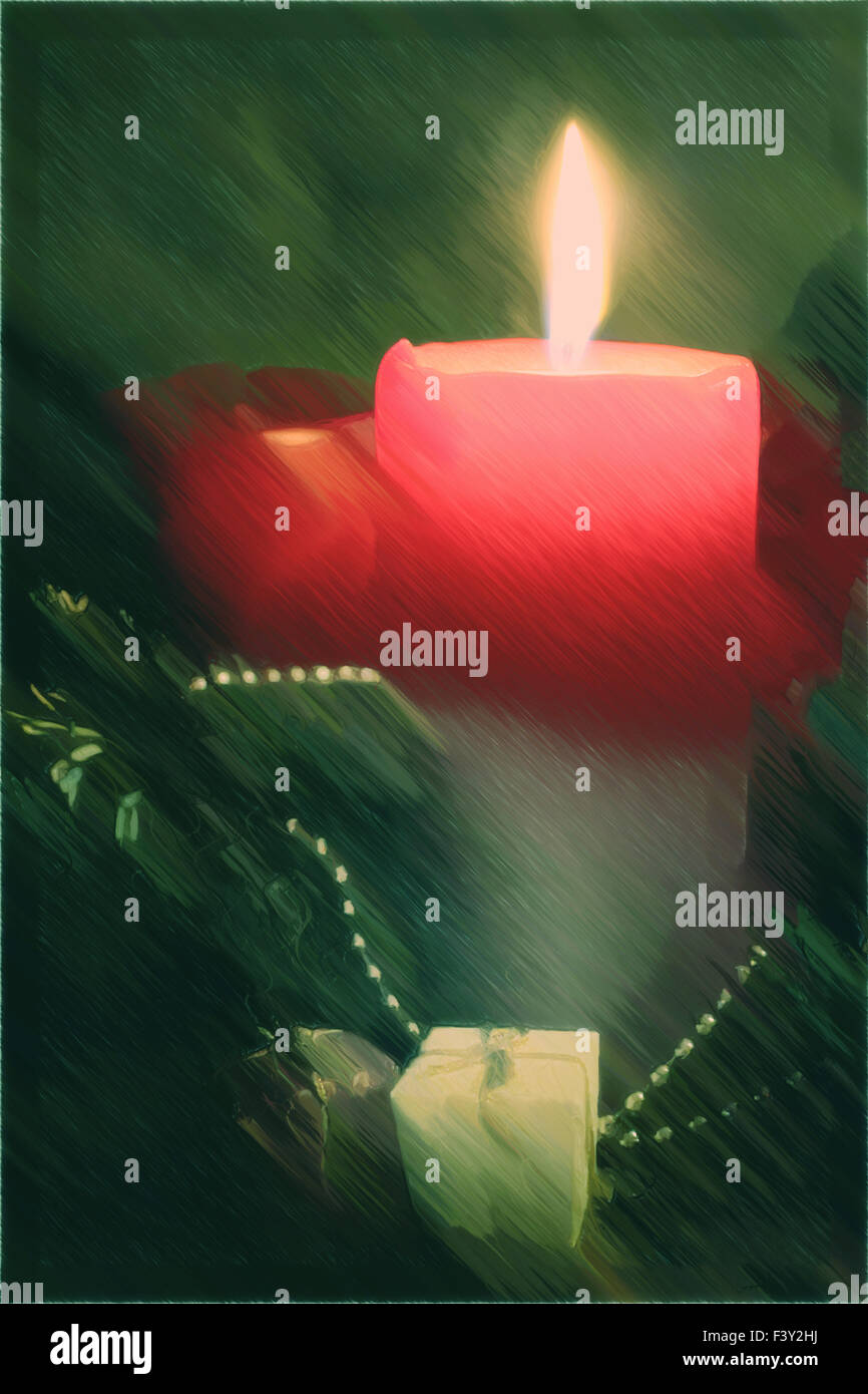 Candle-light Stockfoto