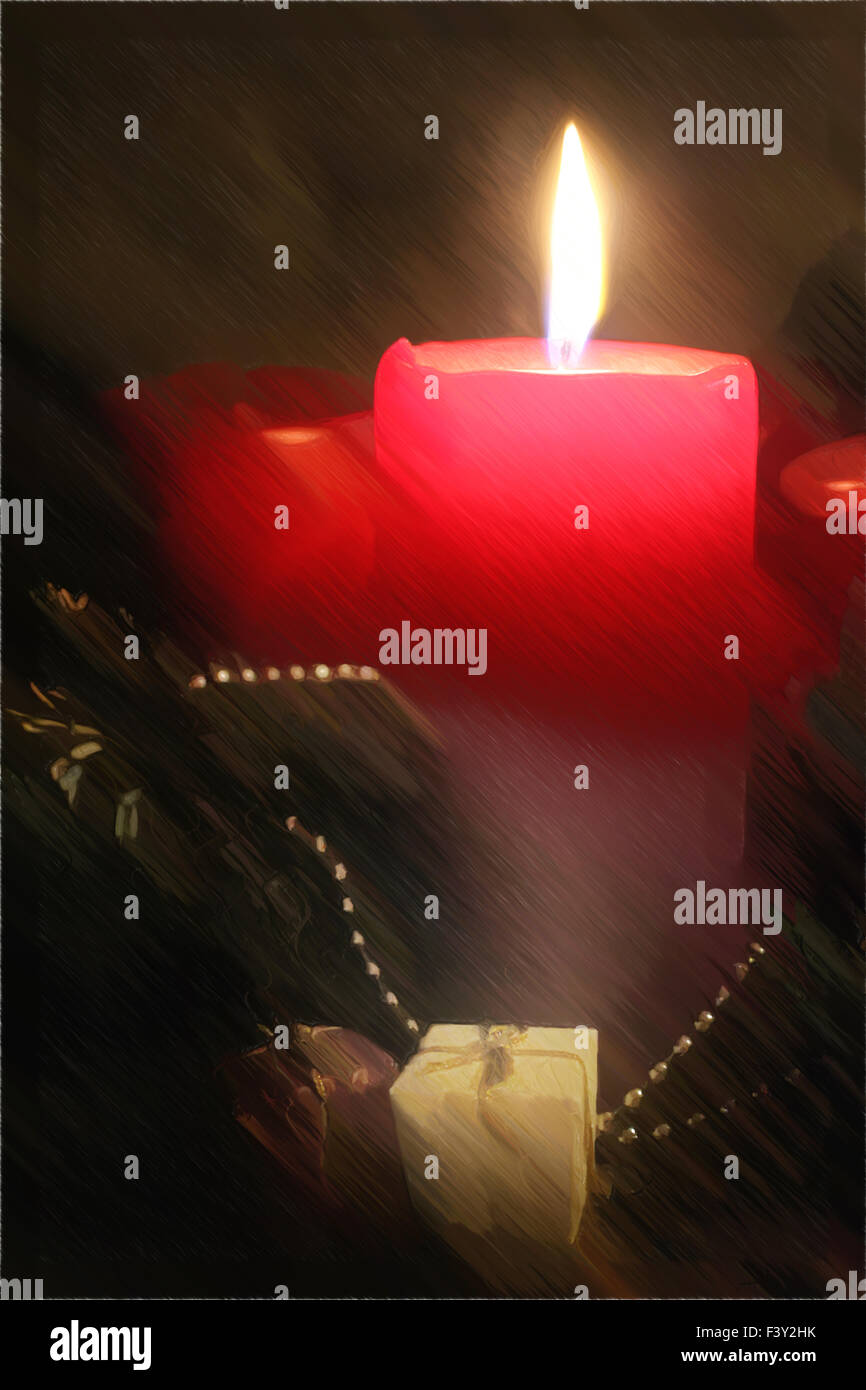 Candle-light Stockfoto