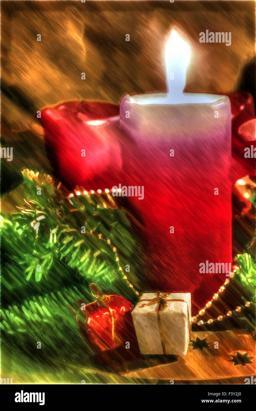 Candle-light Stockfoto