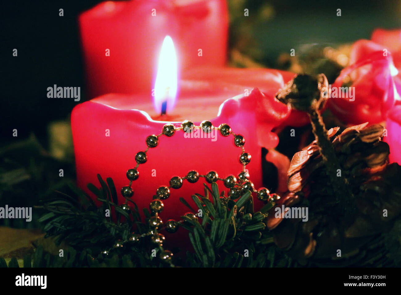 Candle-light Stockfoto