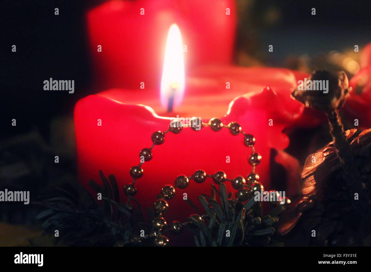 Candle-light Stockfoto