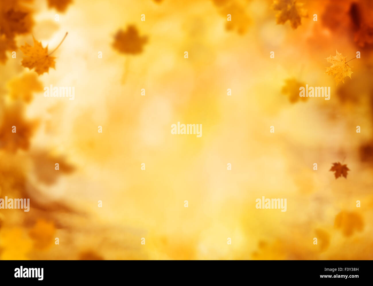 Abstract im Herbst Hintergrund weichzeichnen Stockfoto