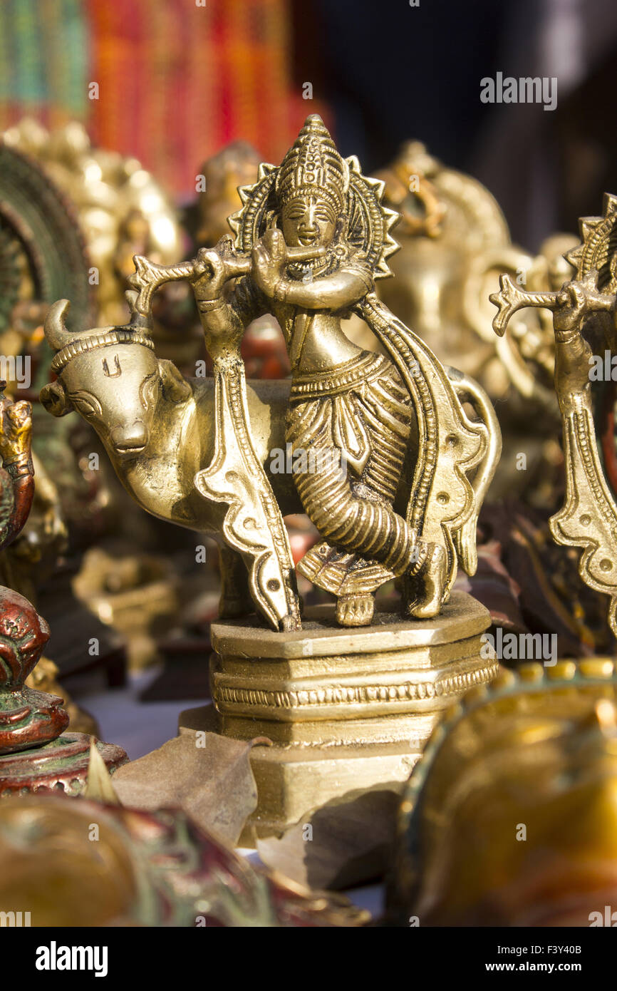 Lord Krishna statue Stockfotografie Alamy