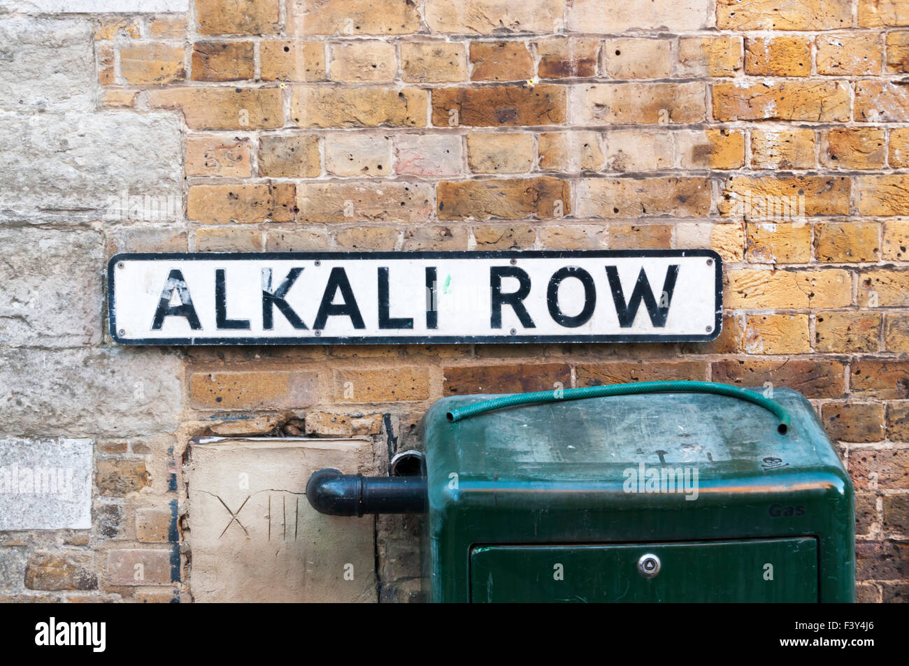 Alkali-Zeile in Margate, erinnert sich verbrennen von Algen, Alkali Asche verwendet in der Herstellung von Düngemitteln und in Keramik Glasur zu produzieren. Stockfoto