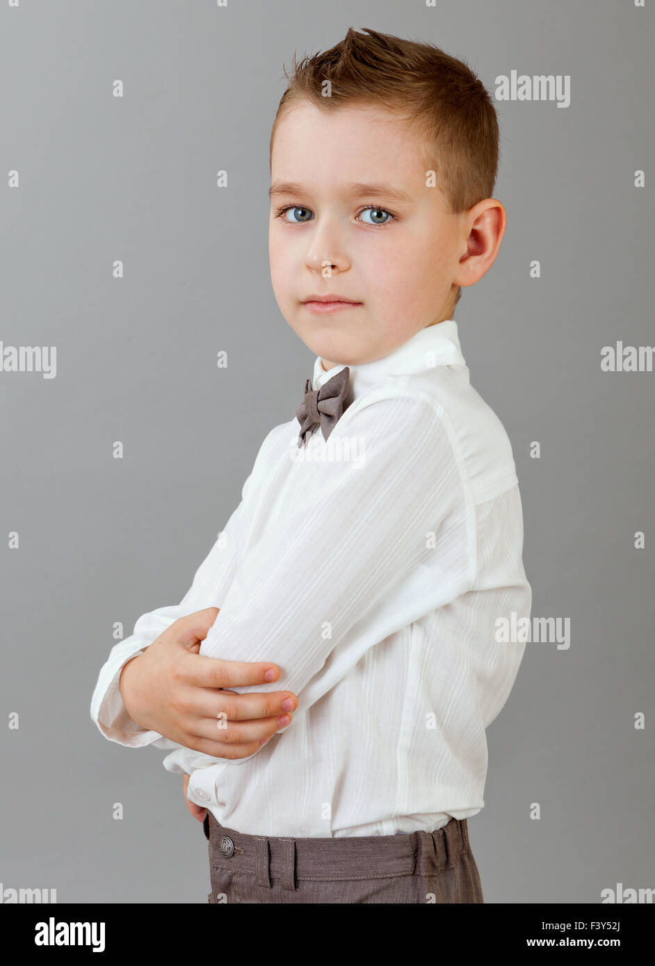 Porträt des kleinen Jungen Stockfoto