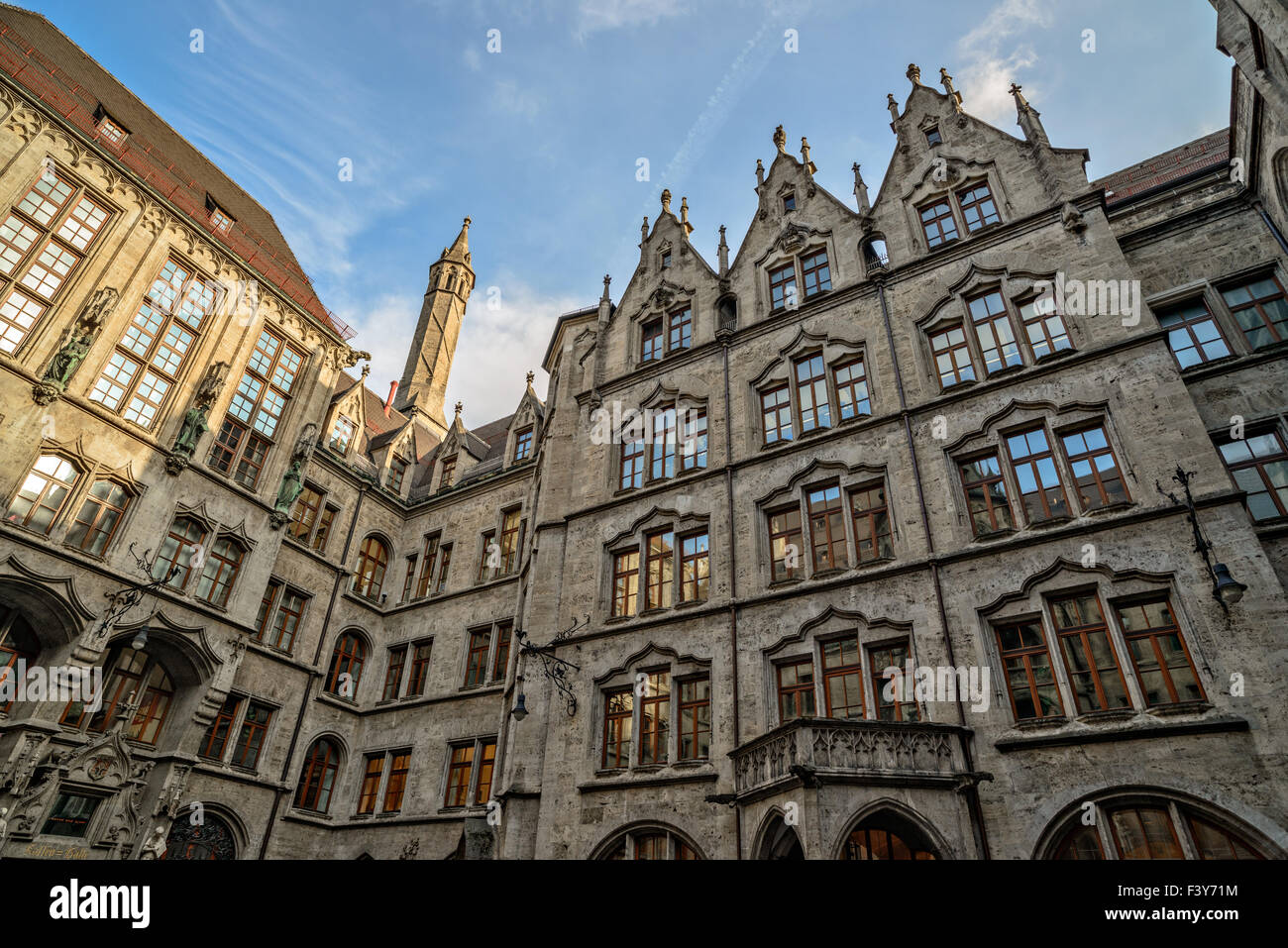 Rathaus in München, Deutschland Stockfoto