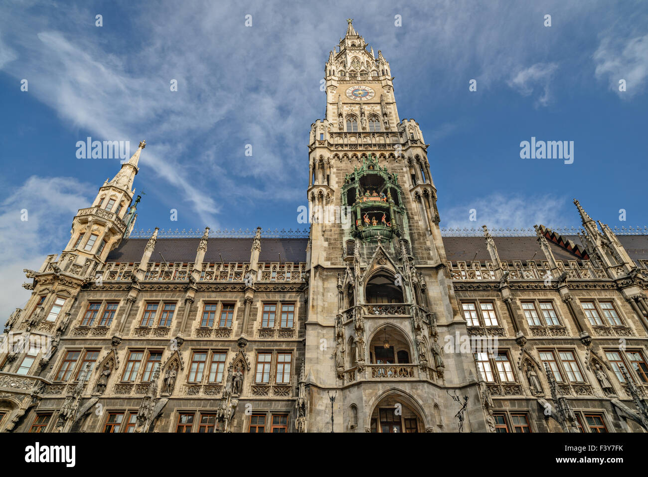 Rathaus in München, Deutschland Stockfoto