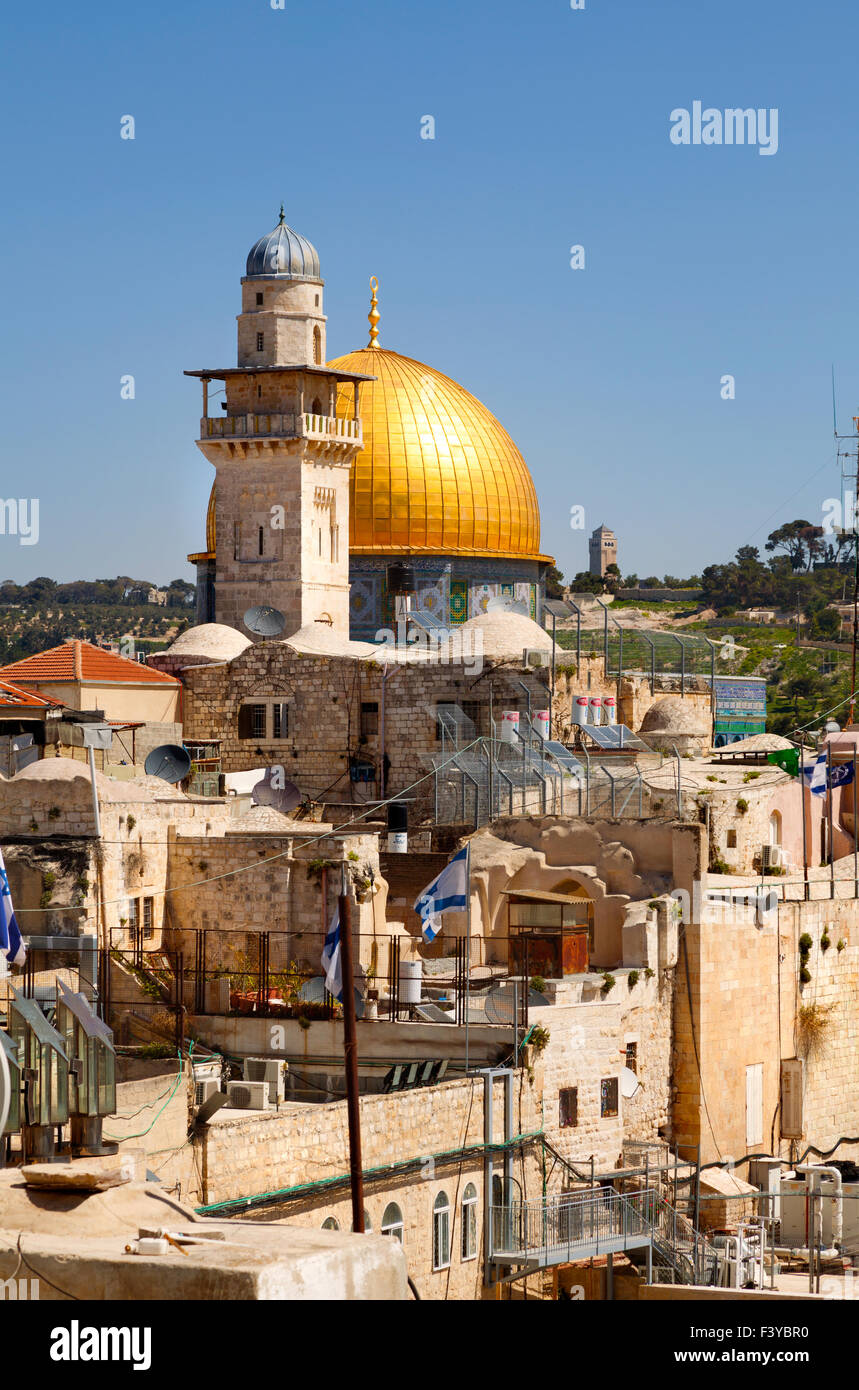 Haube des Felsens, Jerusalem Stockfoto