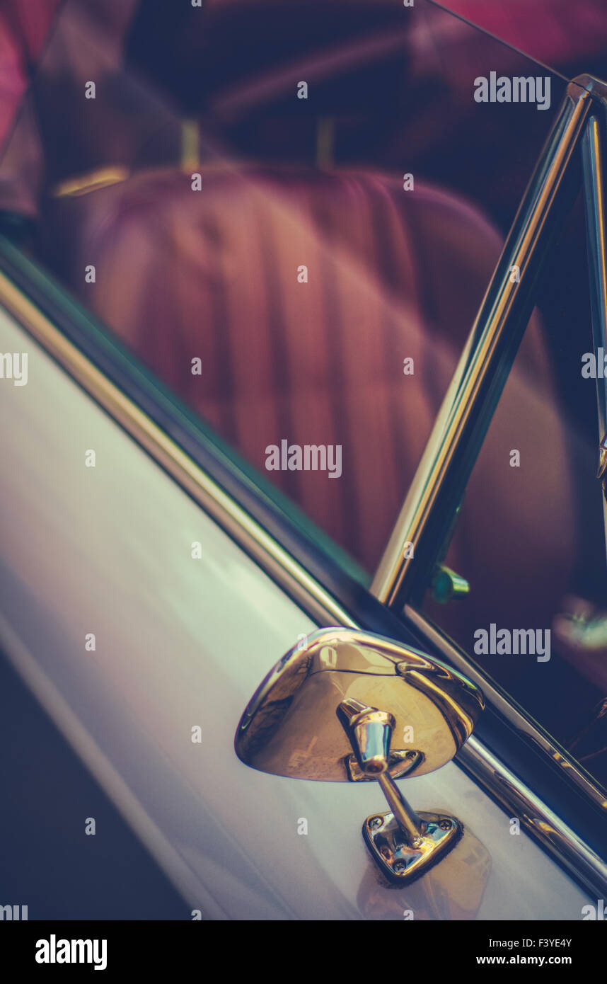 Retro-Stil Oldtimer Sport-Detail Stockfoto