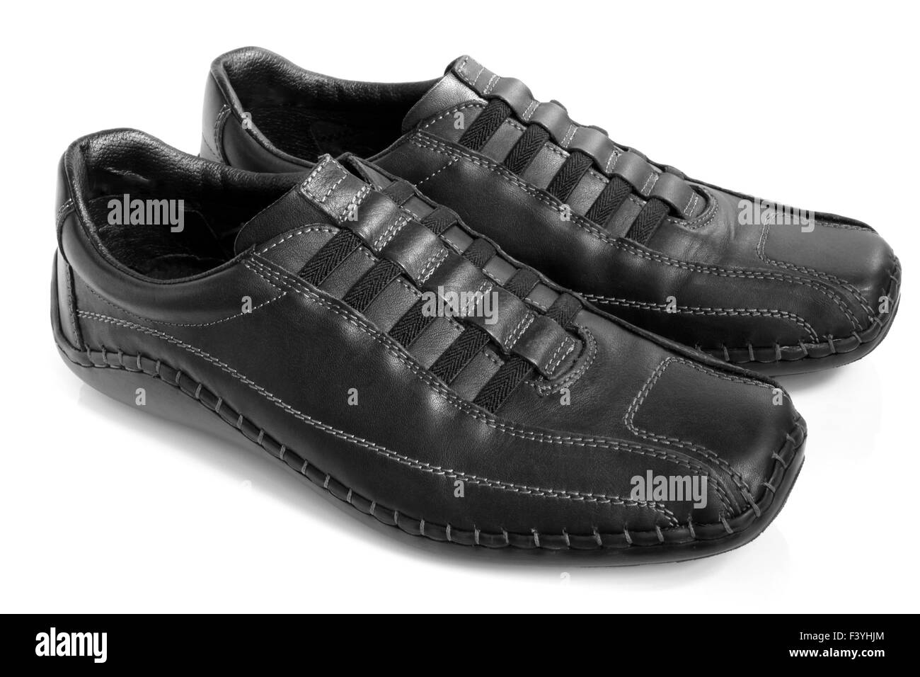 Schwarze Schuhe Stockfoto