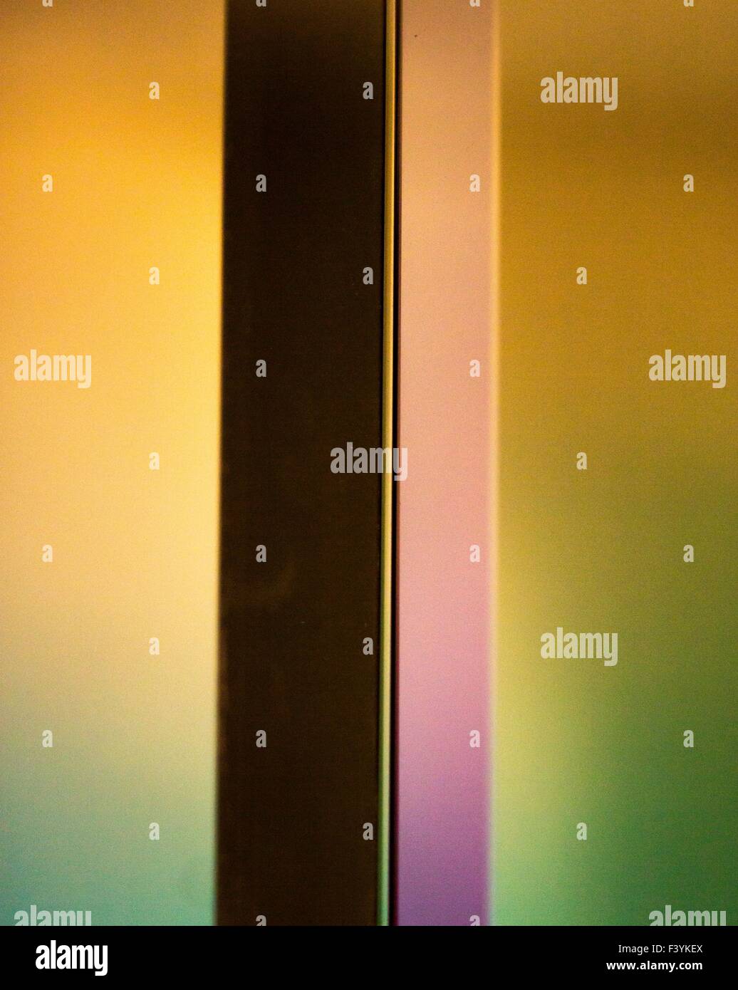 Multi farbige vertikale Licht Kunstfotografie Stockfoto