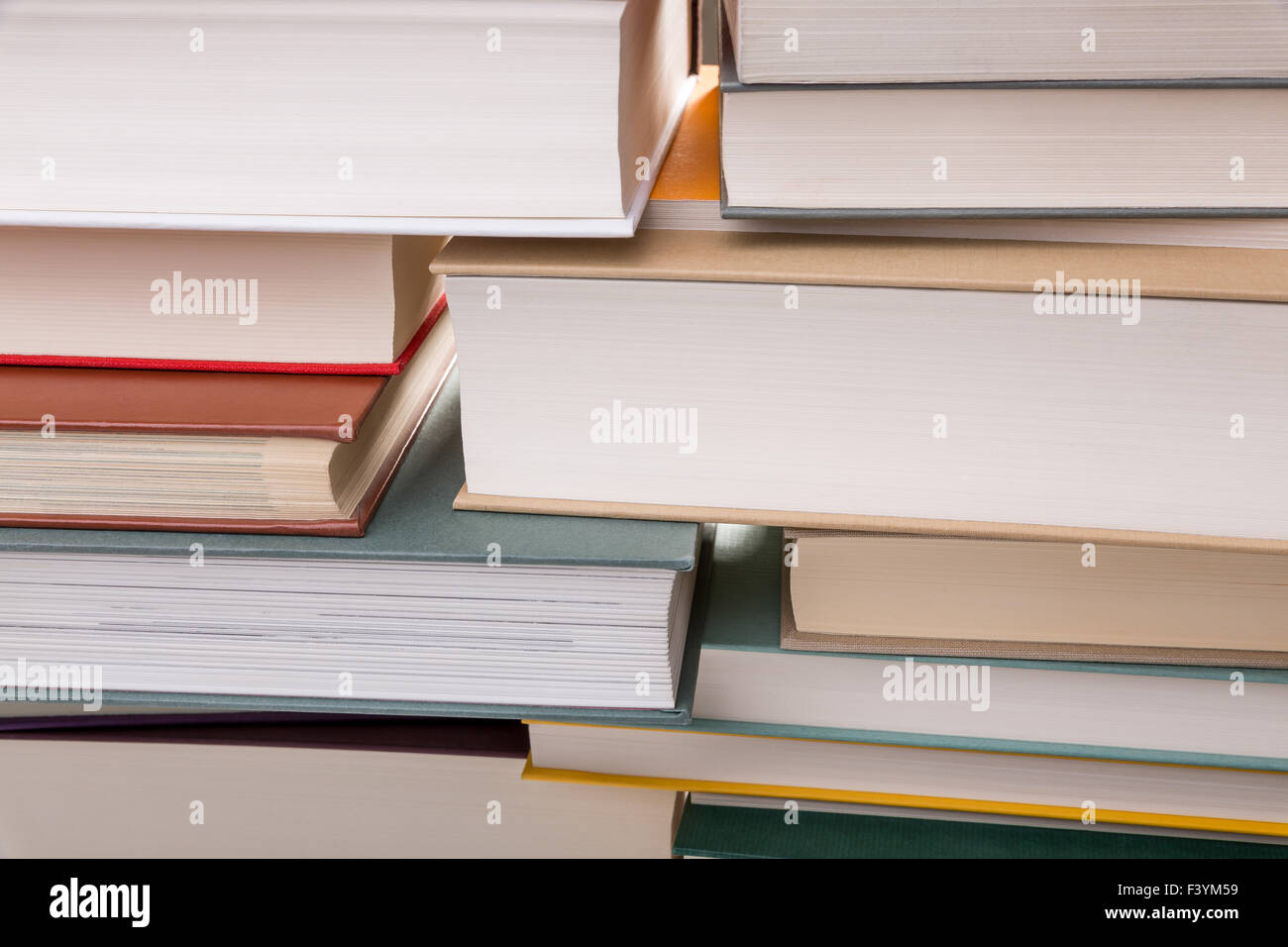 Wand der Bücher Stockfoto