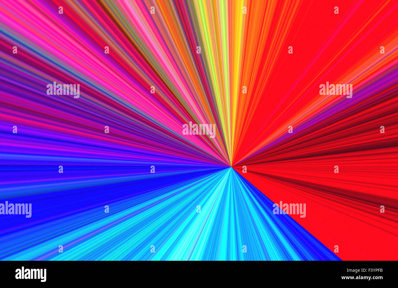 Abstrakte geometrische Ornament. Farbverlauf-Perspektive. A-0183 Stockfoto