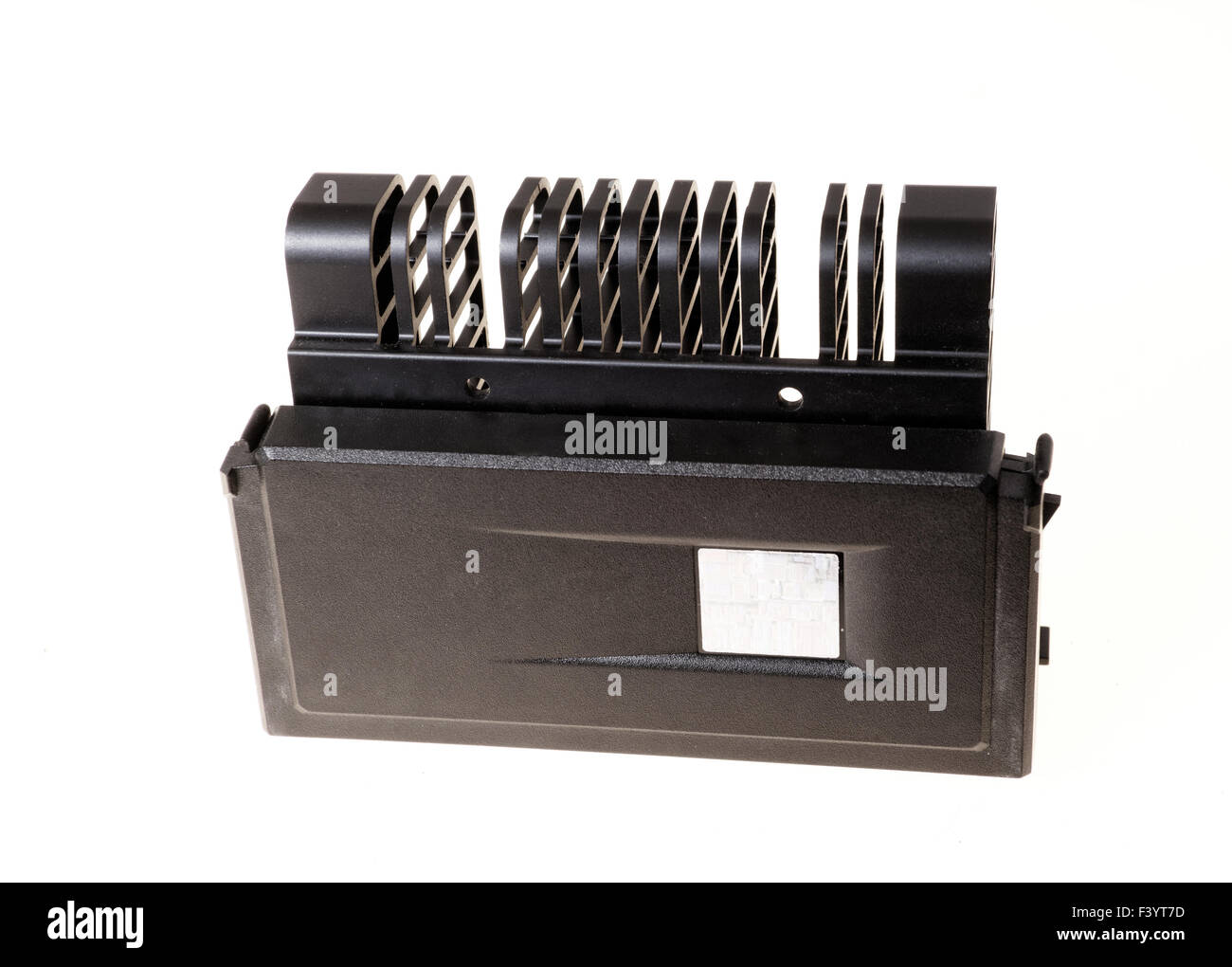 Foto von einem alten Prozessor passive Kühlkörper Stockfoto