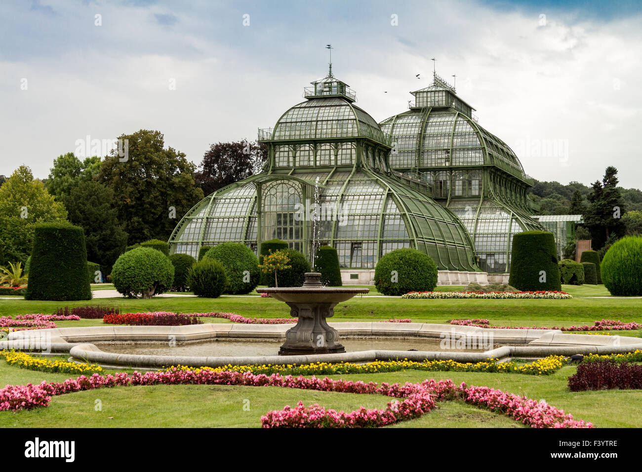 Palm House Schloss Schönbrunn, Vienna Stockfoto