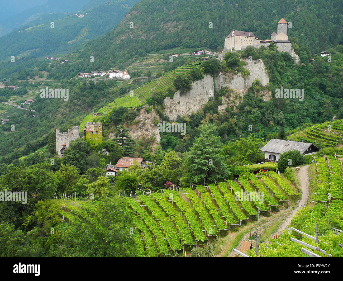 Meran in Südtirol Stockfoto