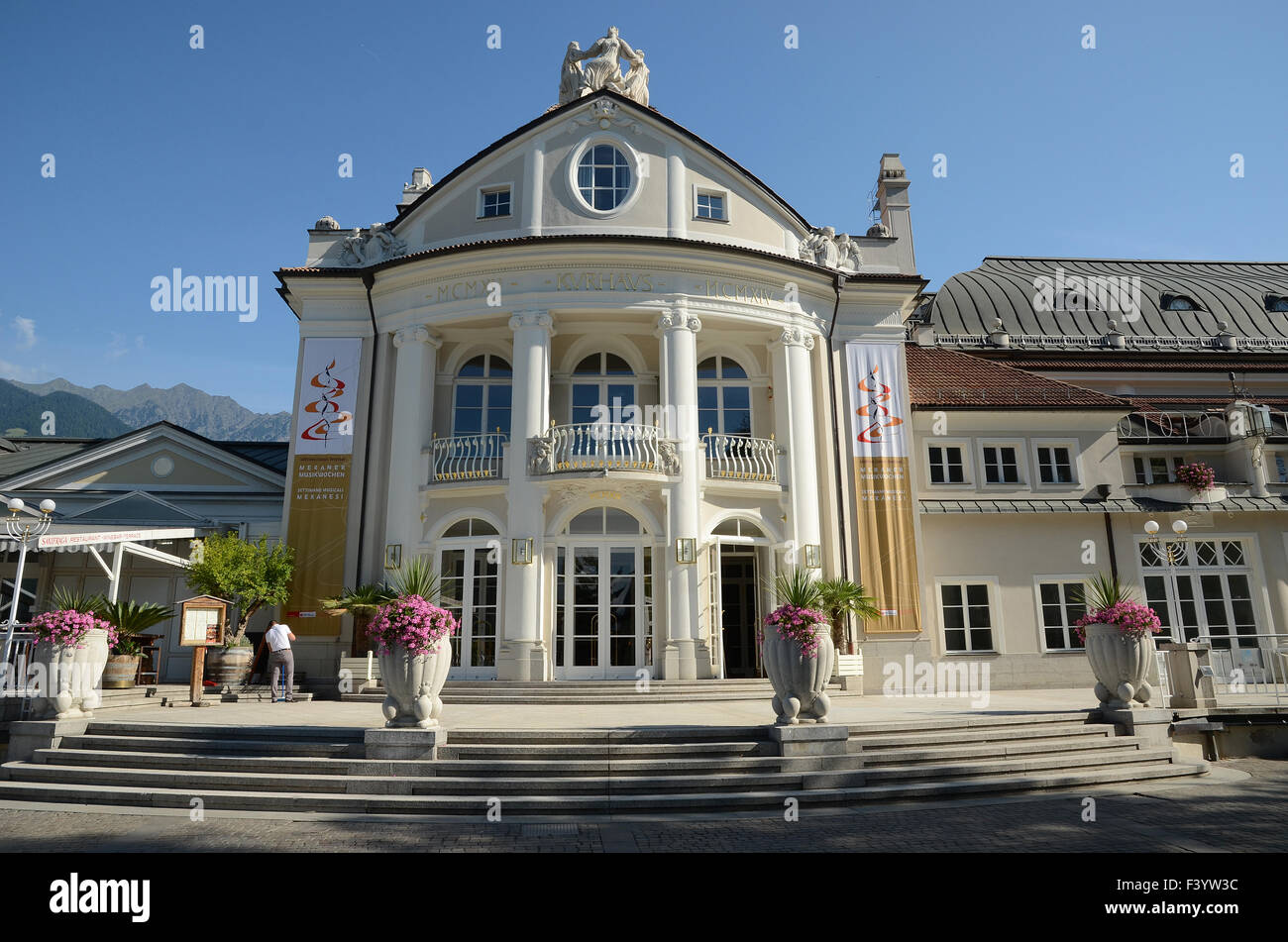 Meran in Südtirol Stockfoto