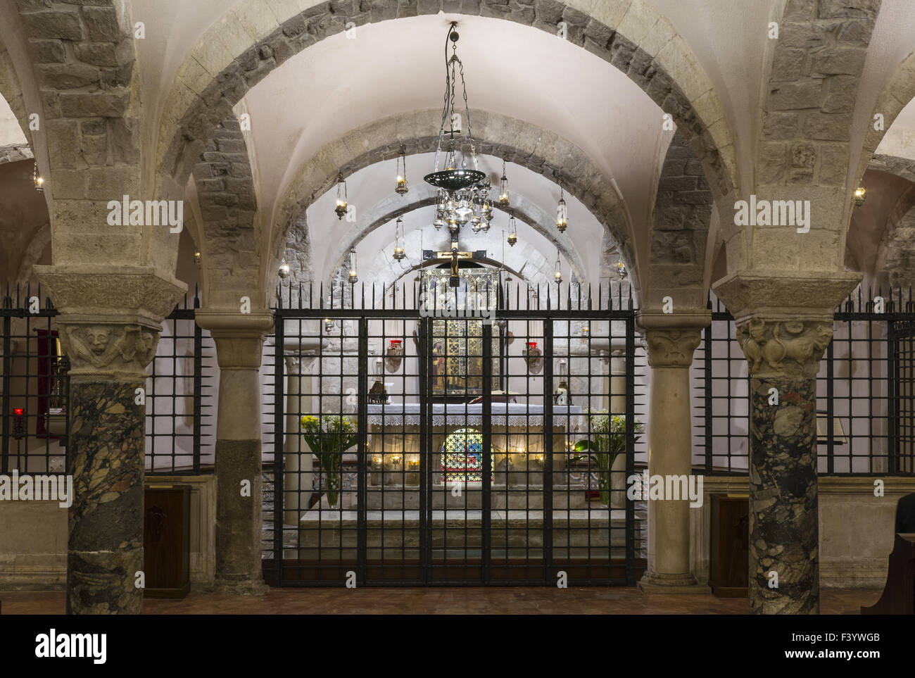 Schrein des Heiligen Nikolaus, San Nicola, Bari Stockfoto