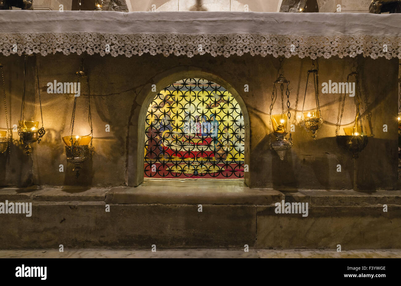 Schrein des Heiligen Nikolaus, San Nicola, Bari Stockfoto