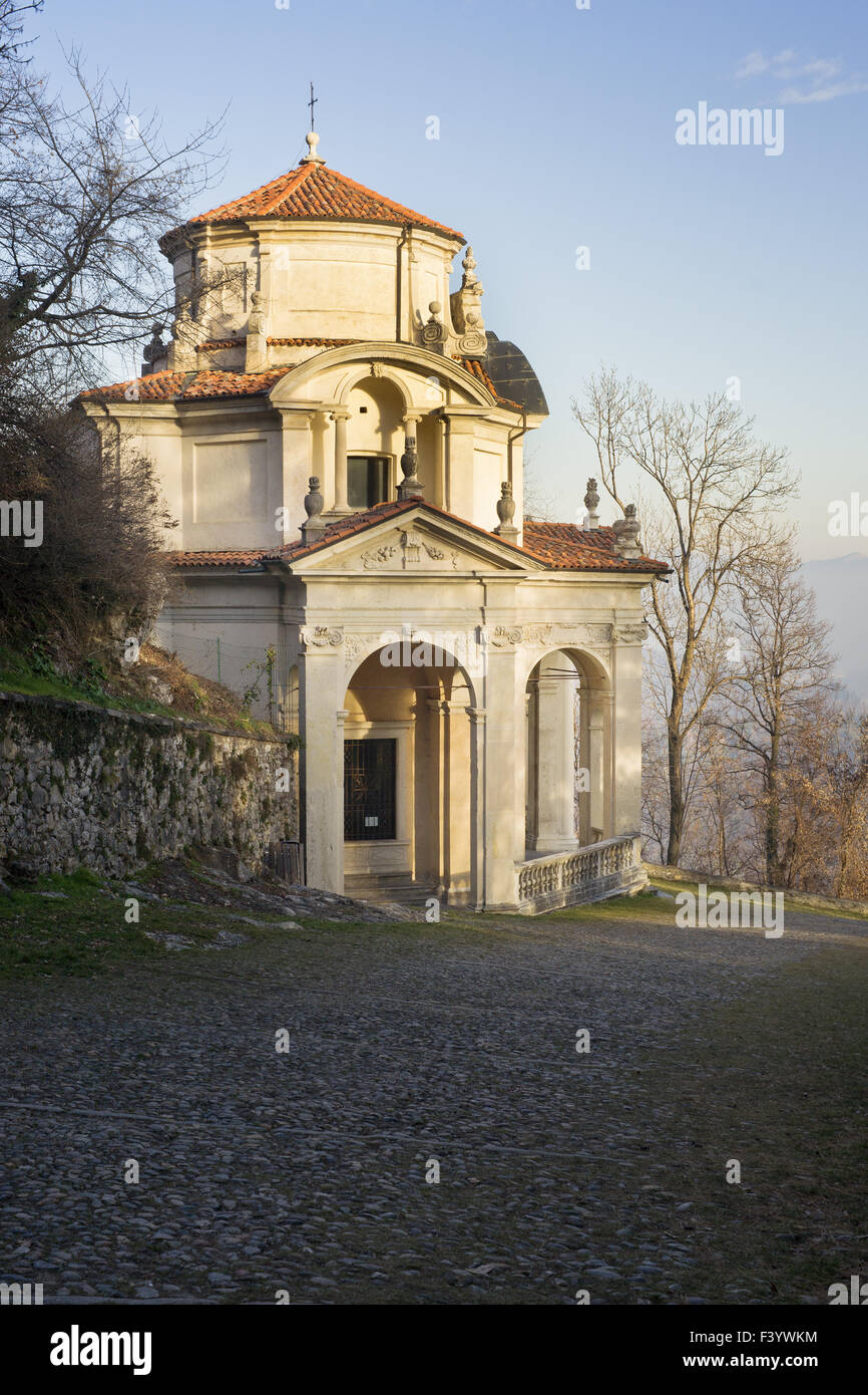 Kapelle Sacro Monte di Varese Stockfoto