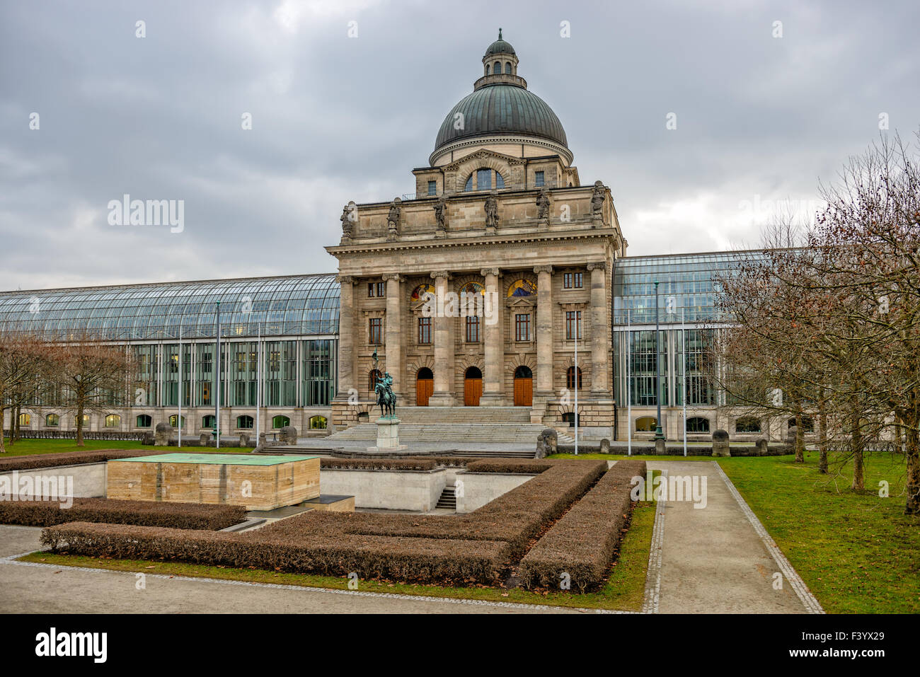 Bayerischen Staatskanzlei in München Stockfoto