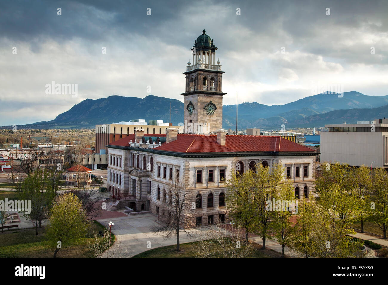 Pioniere-Museum in Colorado Springs, Colorado Stockfoto