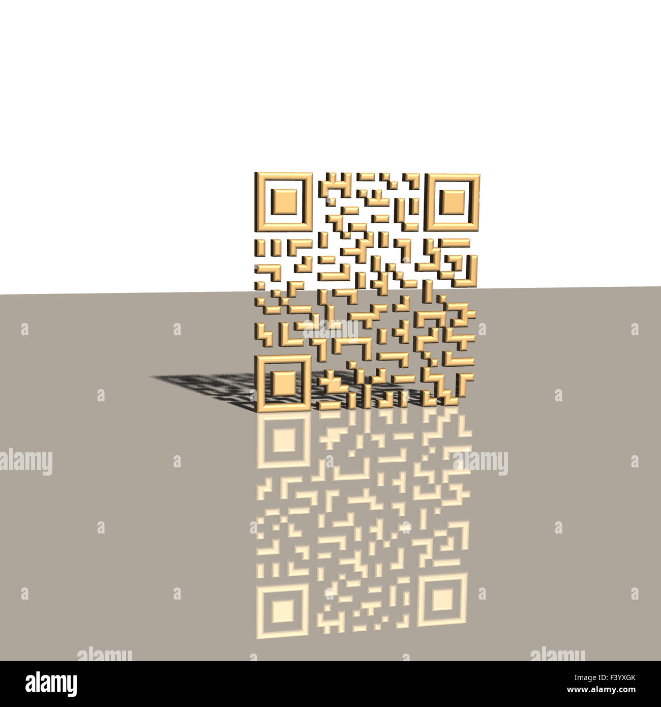 QR-Code Konzept Stockfoto